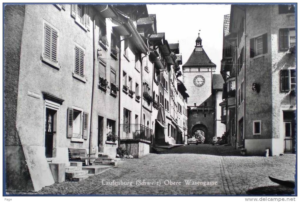 Laufenburg,Obere Wasengasse,1960 - Laufenburg 