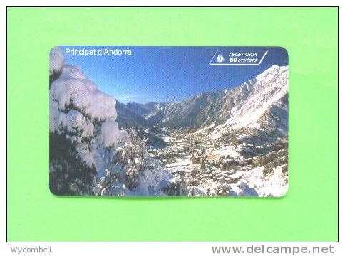 ANDORRA - Chip Phonecard/Mountain Valley - Andorra