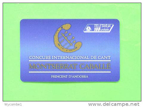 ANDORRA - Chip Phonecard/Montserrat Caballe - Andorre