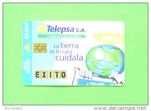 COLOMBIA - Chip Phonecard/La Tierra - Colombia