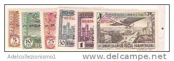 28855)serie Francobolli 1931 Serie Aerea - 3° Congresso Unione Postale Di 6 Valori - N°1-6 Nuovi - Unused Stamps