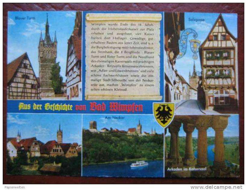 Bad Wimpfen - Mehrbildkarte Mit Geschichte - Bad Wimpfen