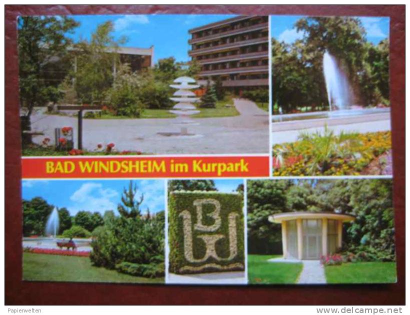 Bad Windsheim - Mehrbildkarte Kurpark - Bad Windsheim