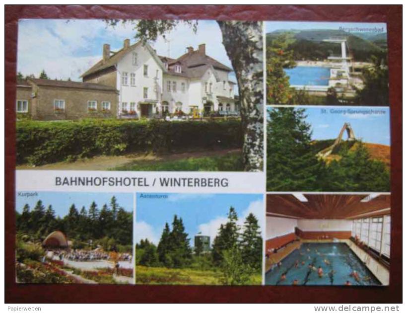 Winterberg - Mehrbildkarte Bahnhofshotel - Winterberg