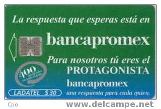 # MEXICO A52 Bancapromex - Woman 30 Sc7   Tres Bon Etat - Messico