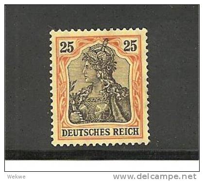 Mi.Nr.88I+/ 1906, Germania 25 Pfg. * - Ongebruikt