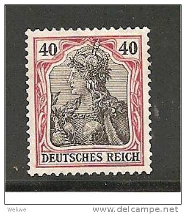 Mi.Nr.90I+/ 1905, Germania 40 Pfg. * - Ungebraucht