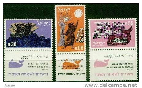 Israel 1963 Yvertn° 238-40 *** MNH Cote 60 FF Nouvel An Nieuwjaar - Nuevos (con Tab)