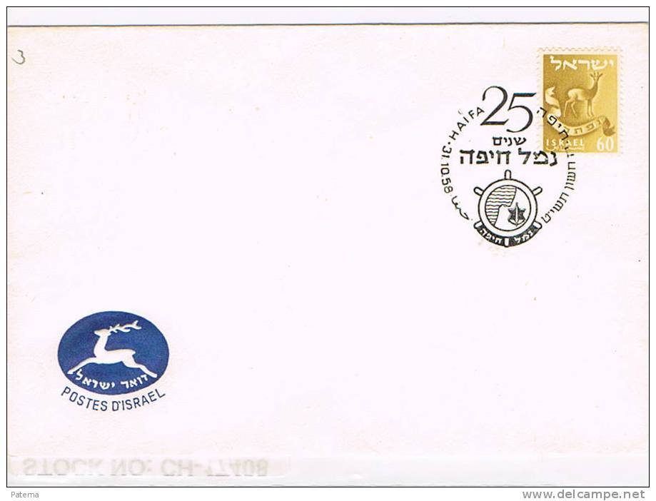 Sobre, HAIFA  ( Israel) 1958 - Covers & Documents