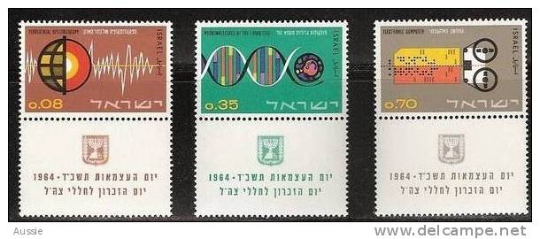 Israel 1964 Yvertn° 251-53 *** MNH Cote 60 FF - Nuevos (con Tab)