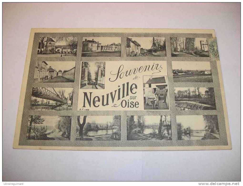 2 Qn - CPA - SOUVENIR DE NEUVILLE-SUR-OISE - [95] Val D´Oise - Neuville-sur-Oise