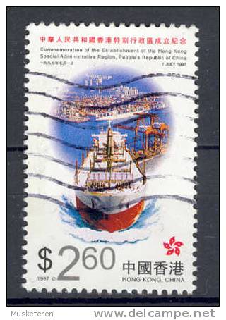 Hong Kong China 1997 Mi. 823  2.60 $ Commemoration Of Hong Kong Establishment - Oblitérés