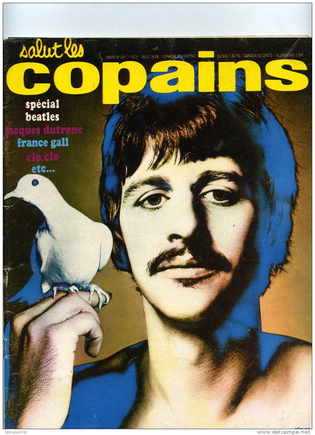 SALUT LES COPAINS N° 68. (SLC). Mars 1968. SPECIAL BEATLES, Tout, Tout Et Le Reste Sur LES BEATLES. SUPERBES PHOTOS. - Musik