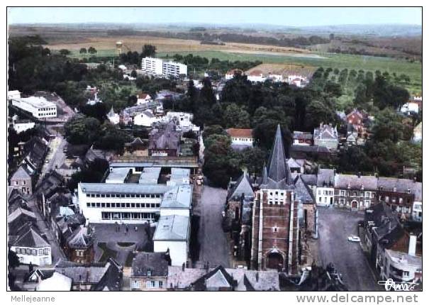 Cpsm Vervins (02) Vue Aérienne . Ed Cim . Années 60 - 70 - Vervins