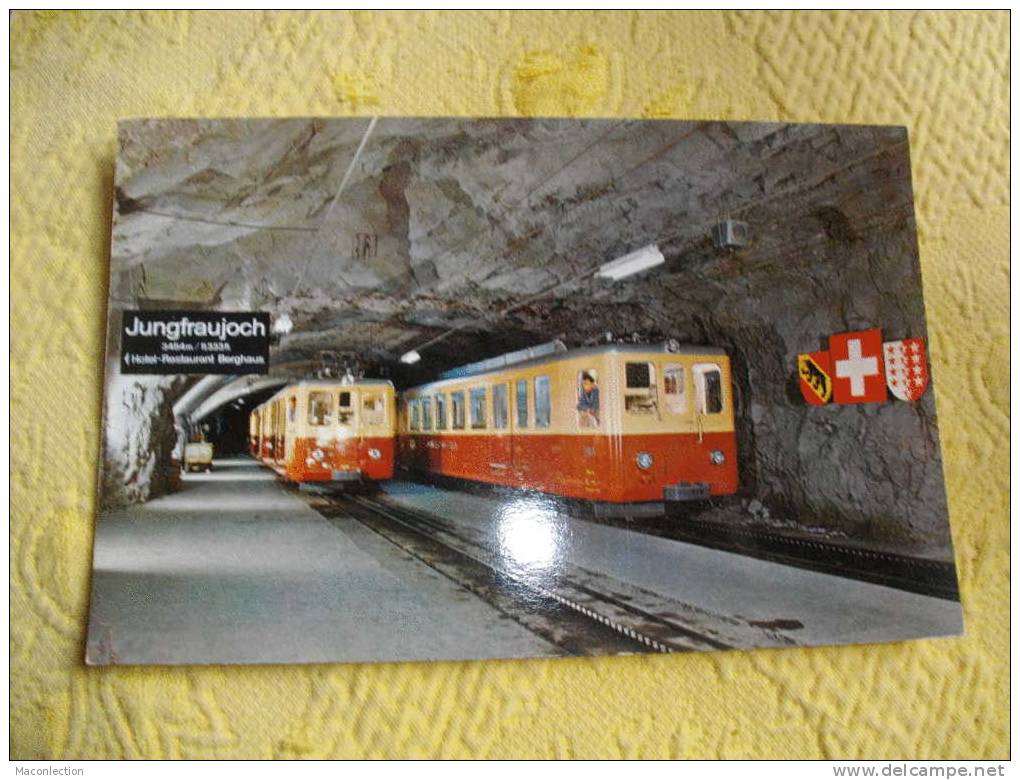 Jungfraujoch  Bergstation  Bahn Train - Funiculaires