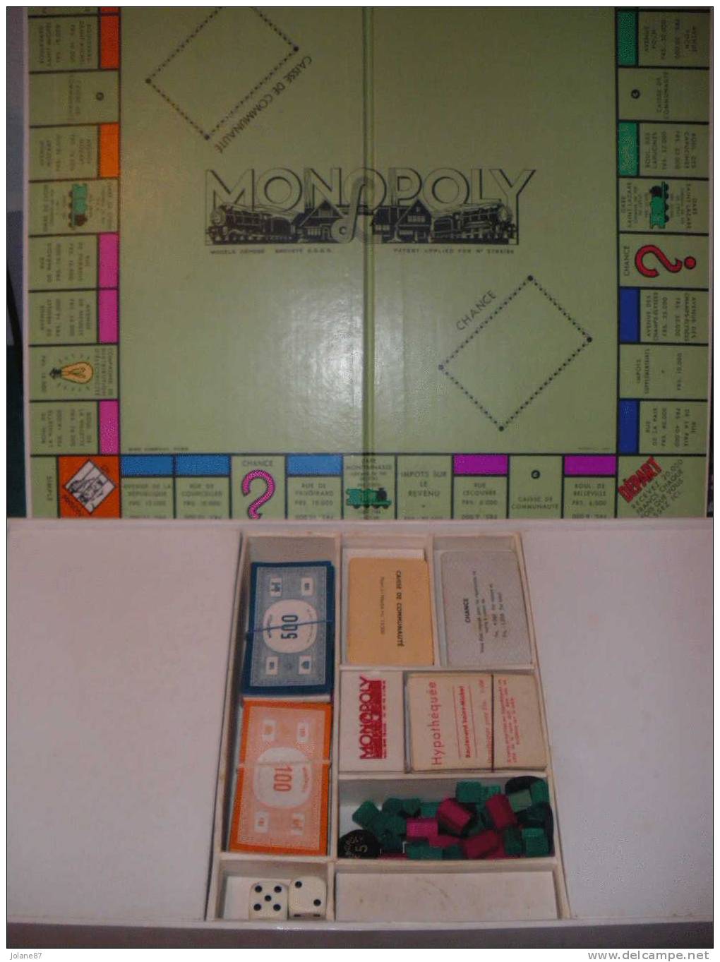 MONOPOLY     -       ANNEES 50     -      TRES BON ETAT - Andere & Zonder Classificatie