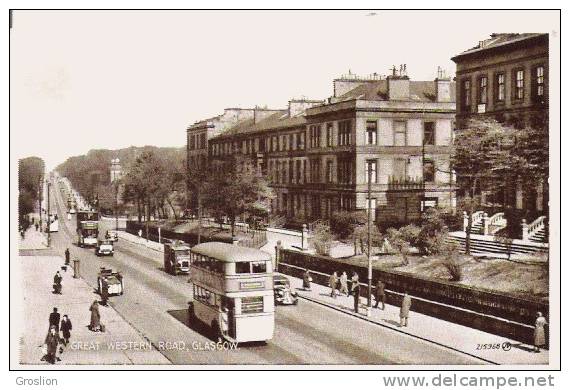 GREAT WESTERN ROAD GLASGOW 2/5968 (ANIMATION) - Lanarkshire / Glasgow