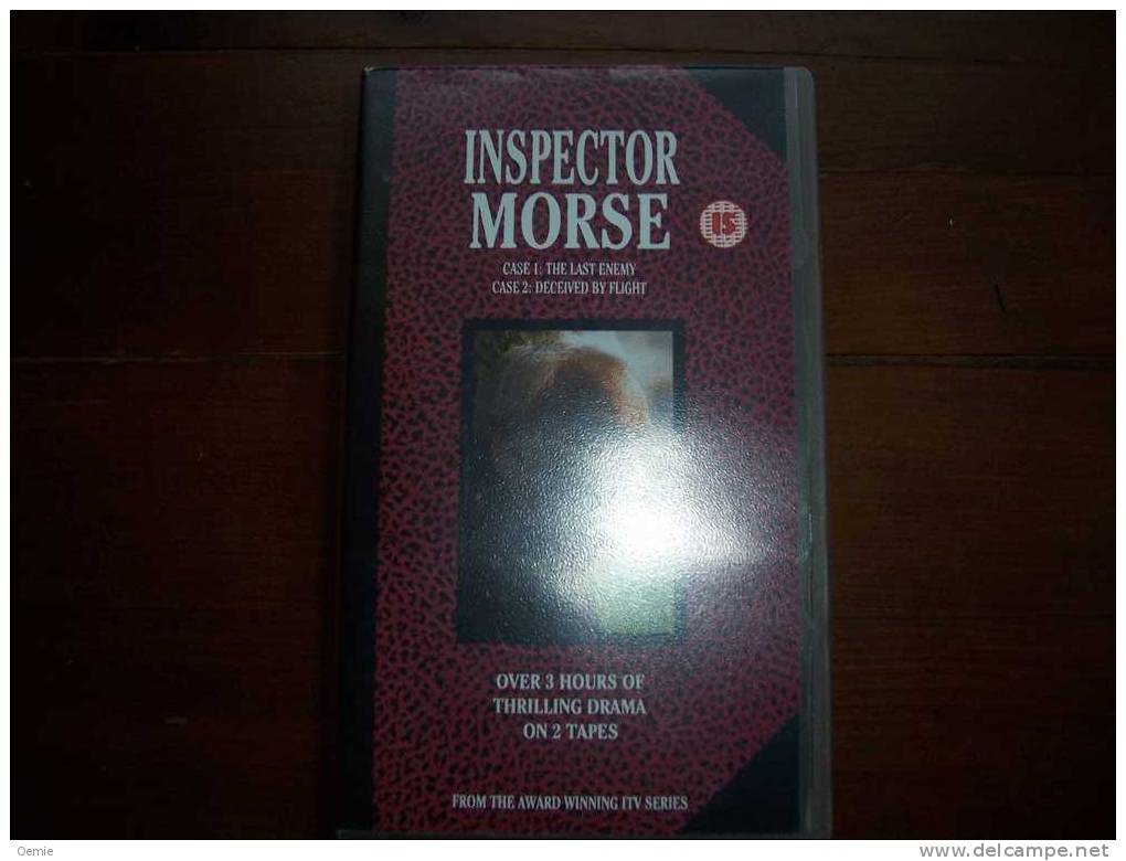 INSPECTOR  MORSE  °°°°  OVER 3 HOURS OF THRILLING DRAMA  ON 2 TAPES   COFFRET  ORIGINAL  LANGUE ANGLAISE - Series Y Programas De TV