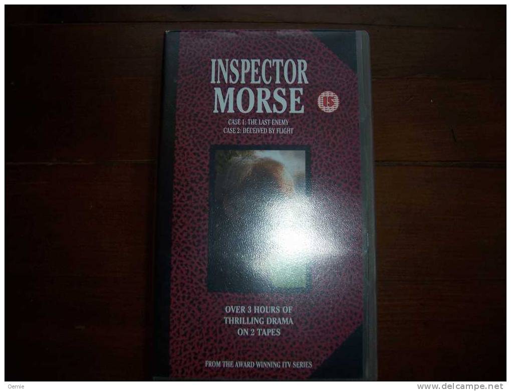 INSPECTOR  MORSE  °°°°  OVER 3 HOURS OF THRILLING DRAMA  ON 2 TAPES   COFFRET  ORIGINAL  LANGUE ANGLAISE - TV-Serien