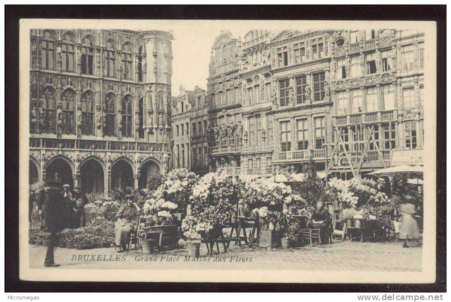 Bruxelles : Grand'Place, Marché Aux Fleurs - Marchés