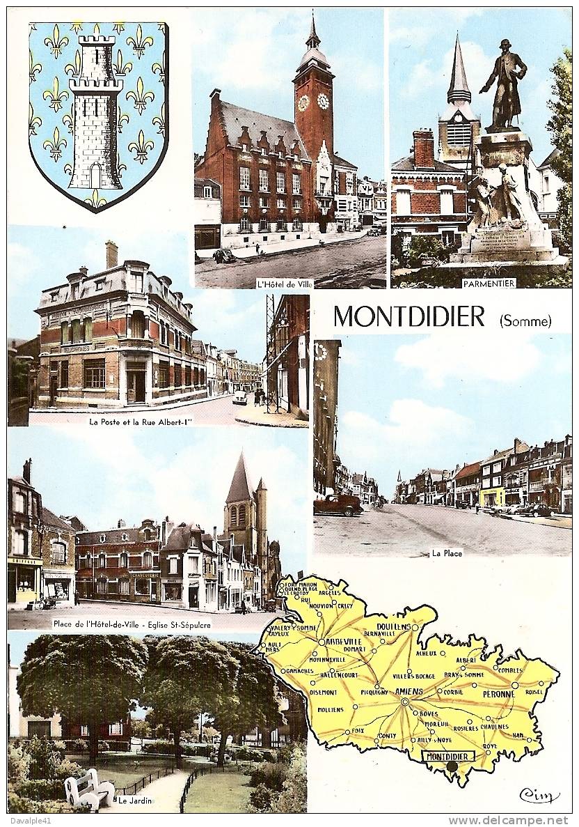 80  MONTDIDIER   6 VUES BON ETAT  VOIR SCAN - Montdidier