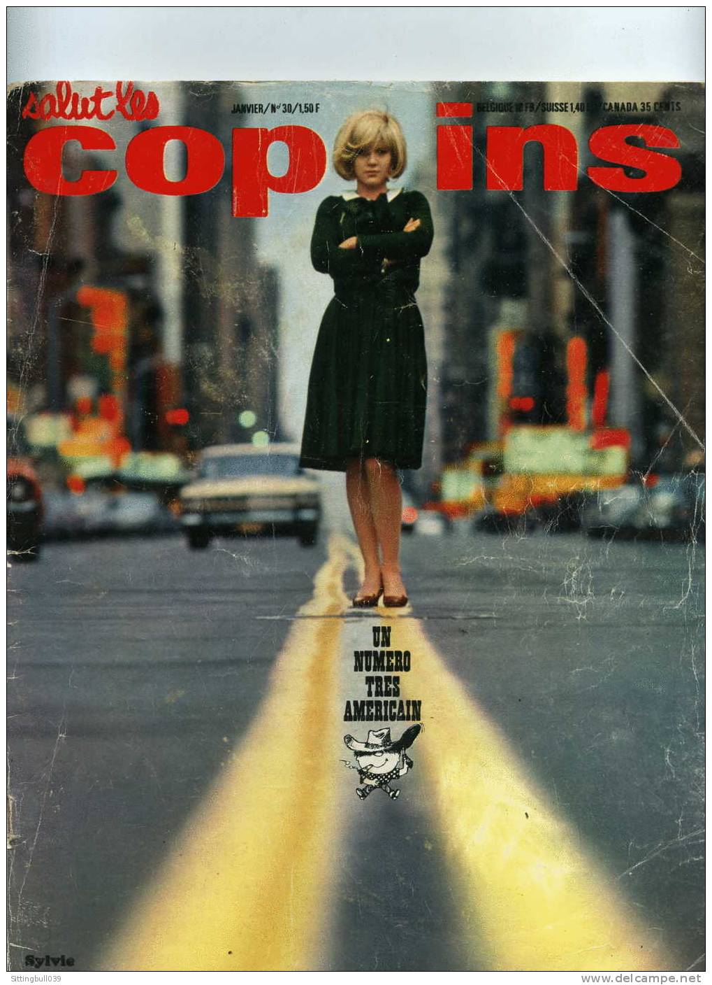 SALUT LES COPAINS N° 30 (SLC) JANV. 1965. SYLVIE VARTAN, LES BEATLES, ELVIS, ALAIN DELON, Etc. SUPERBES PHOTOS. - Music