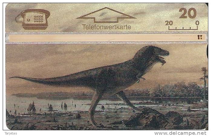 P-263MA TARJETA DE AUSTRIA DE UN DINOSAURIO DE TIRADA 600 - Austria