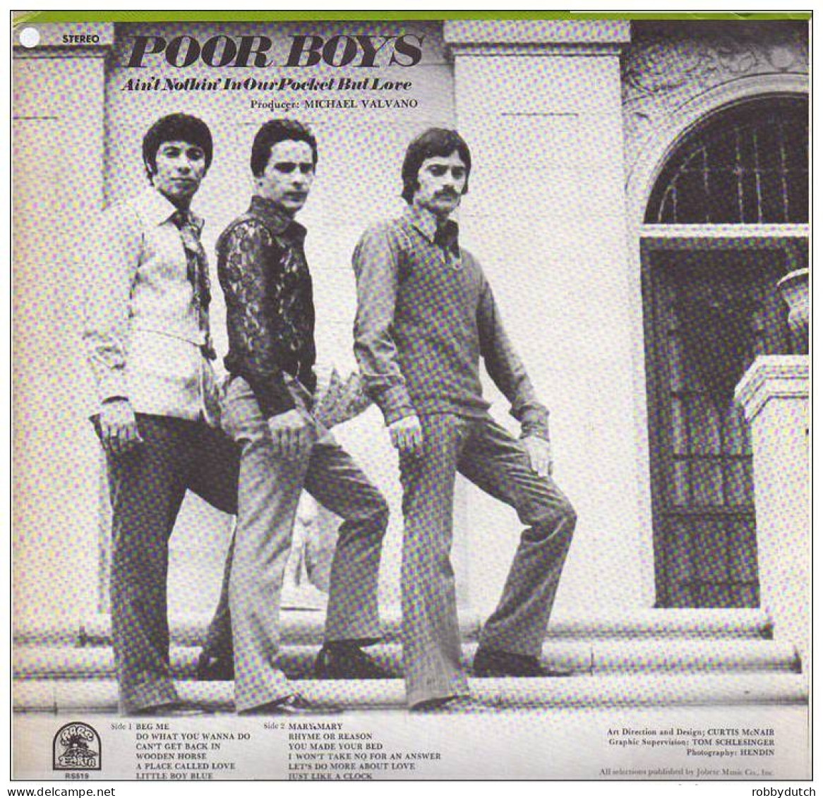 * LP *  POOR BOYS - AIN'T NOTHIN' IN OUR POCKET BUT LOVE (USA 1970 Ex-!!!) - Soul - R&B