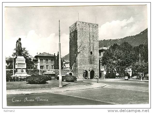 317 -  COMO ( Piazza Vittoria ) - Nuova In B/n - Como