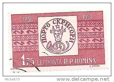 Roumanie N°1612 Oblitéré Centenaire Du Timbre Roumain - Used Stamps
