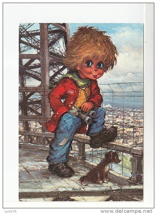 Illustration De  MICHEL THOMAS  -   MONSIEUR TOUR EIFFEL   - N°  B 102 . 73 - Thomas