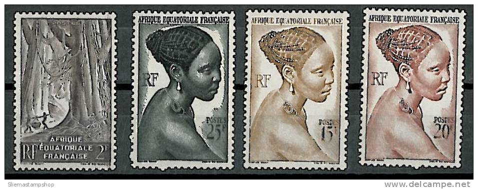 AFRICA EQUATORIAL FRANCE - SELECTION 19 STAMPS - Nuevos