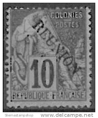 FRANCE REUNION - 10c Black - Unused Stamps