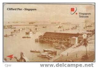 # SINGAPORE 23SIGA Old Singapore - Clifford Pier 10 Landis&gyr  Tres Bon Etat - Singapore