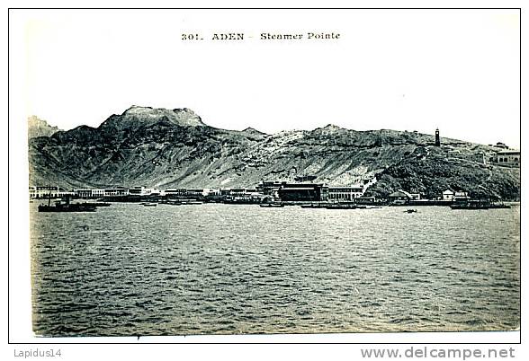 P 232 / CPA    YEMEN - ADEN   -  STEAMER POINTE - Yémen