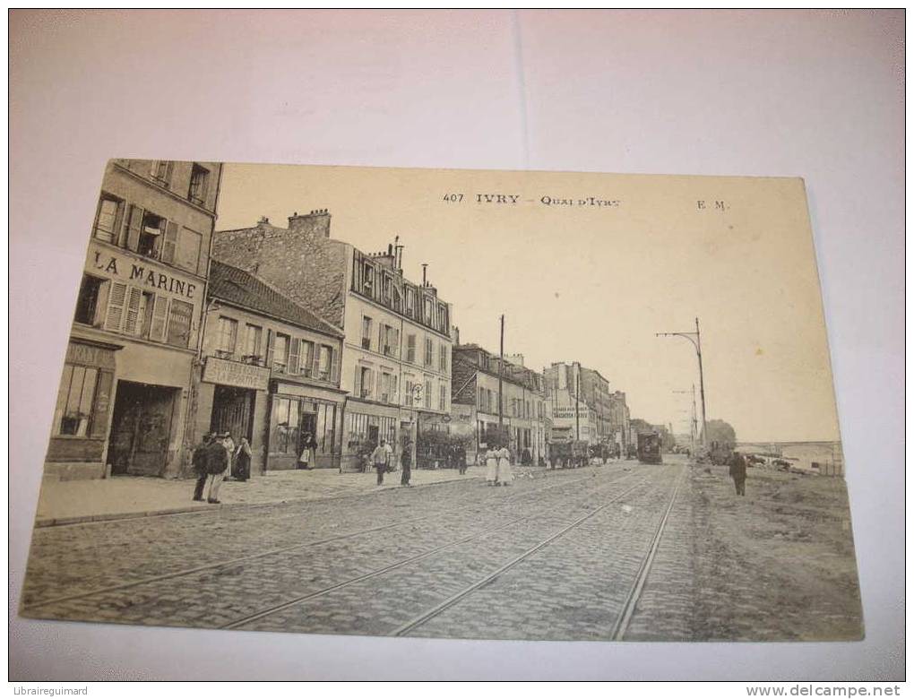 2 Sj - CPA N°407 -  IVRY - Quai D'Ivry - [94] Val De Marne - Ivry Sur Seine