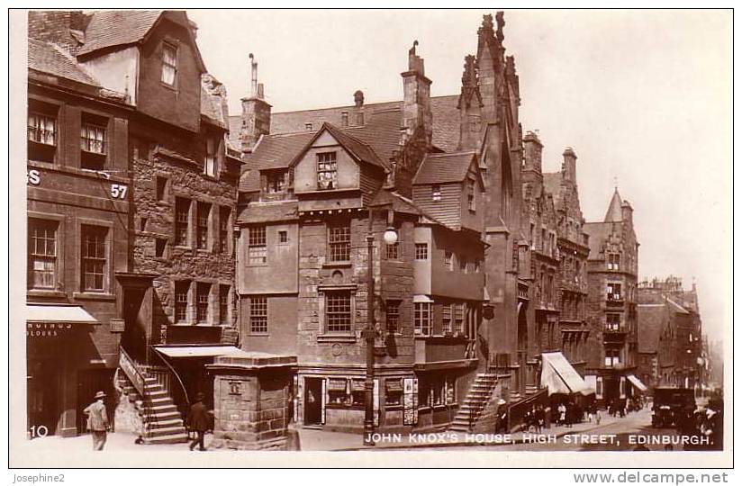 Edinburgh - John Knox´s House High Street -EDINBURGH -Carte Photo - - Midlothian/ Edinburgh