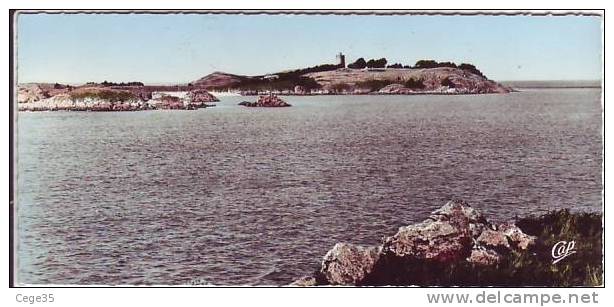 22 Saint Jacut De La Mer - Vue Vers L'Ile Des Ebihens - CPSM P Format (14,9 Cm X 7 Cm) - Autres & Non Classés