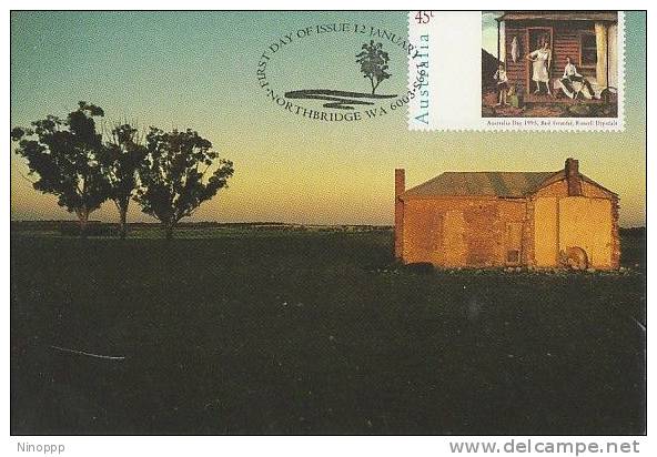 Australia-1995 Australia Day-1995 Abandoned Outback Dwelling  Maximum Card - Maximum Cards