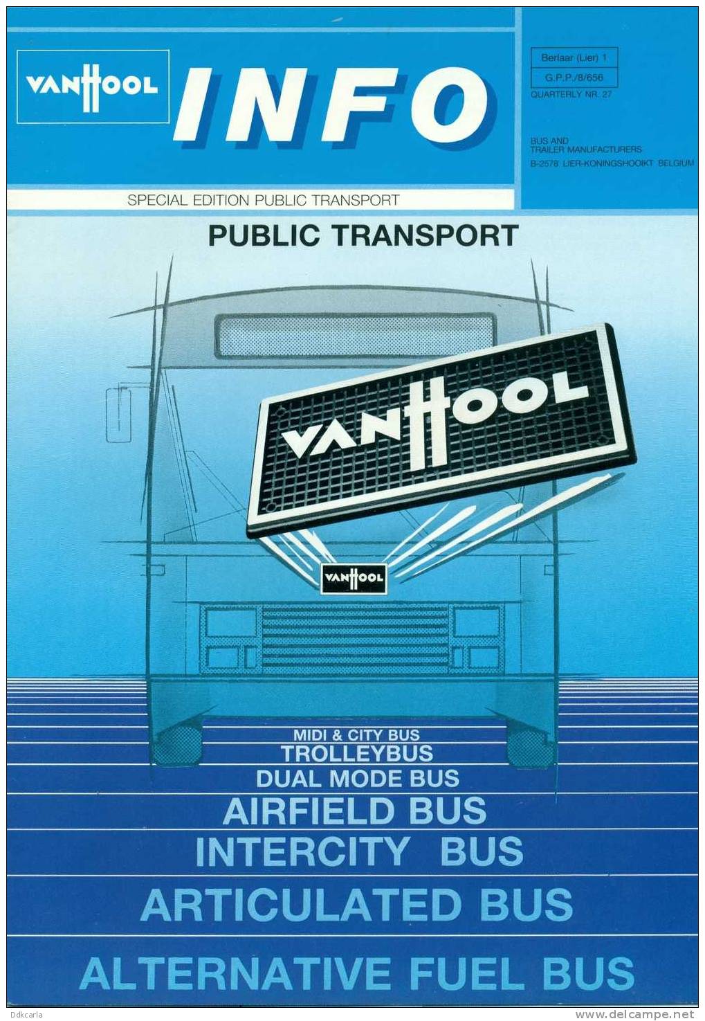 Infofolder - Vanhool - Public Transport - Buses - Bus ! - Autres & Non Classés