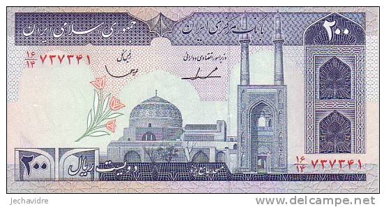 IRAN  200 Rials  Non Daté (1982)   Pick 136b    ***** BILLET  NEUF ***** - Iran