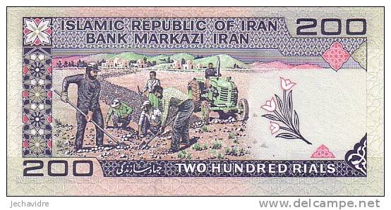 IRAN  200 Rials  Non Daté (1982)   Pick 136b    ***** BILLET  NEUF ***** - Irán