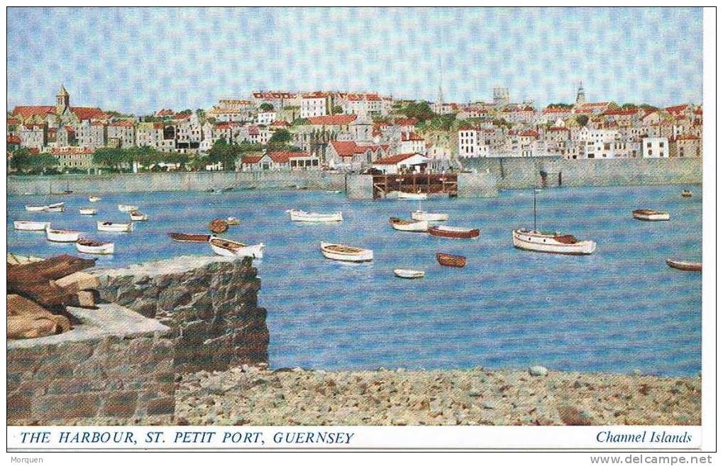 Postal GUERNESEY. The Harbour. St. Petit Port - Guernsey