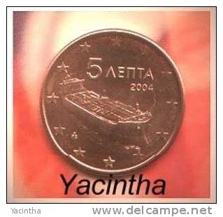 @Y@  Griekenland  1 - 2 - 5 Cent   2004  UNC - Greece