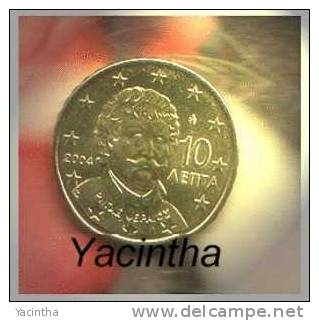 @Y@  Griekenland  1 0  Cent   2004  UNC - Grecia