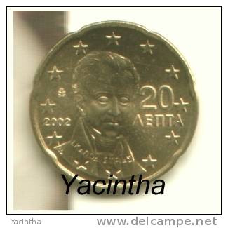 @Y@  Griekenland  20  Cent     2002  UNC - Grecia