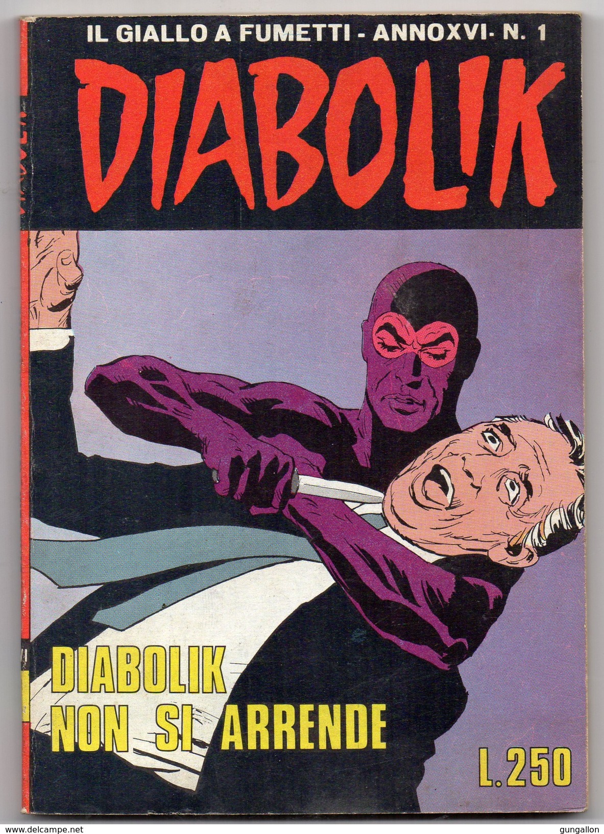 Diabolik (Astorina 1977) Anno XVI° N. 1 - Diabolik