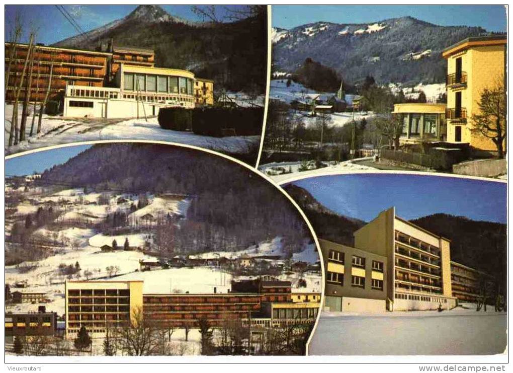 CPSM. SAINT JEAN D'AULPS. ALT. 800. 1800M. CENTRE CLIMATIQUE M.G.E.N. DATEE 1984. - Saint-Jean-d'Aulps