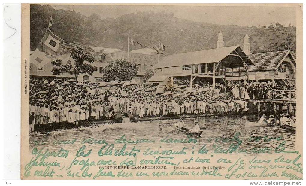 CPA - SAINT-PIERRE LA MARTINIQUE - Fête Nautique Du 14 Juillet - 361 - Sint-Marteen