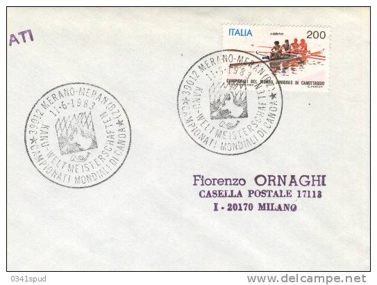 1983  Italia  Merano Canoe Canoa - Canoa